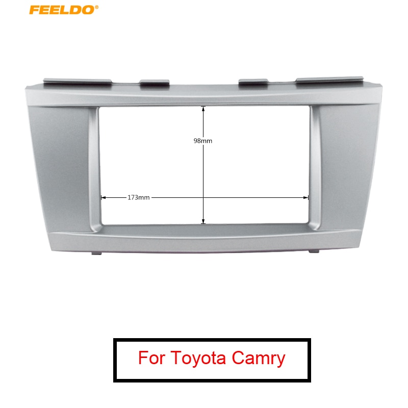 FEELDO 1Pc ڵ Toyota Camry 2006-2011 2DIN  FD3261  DVD  г Dash Fascia   ŰƮ